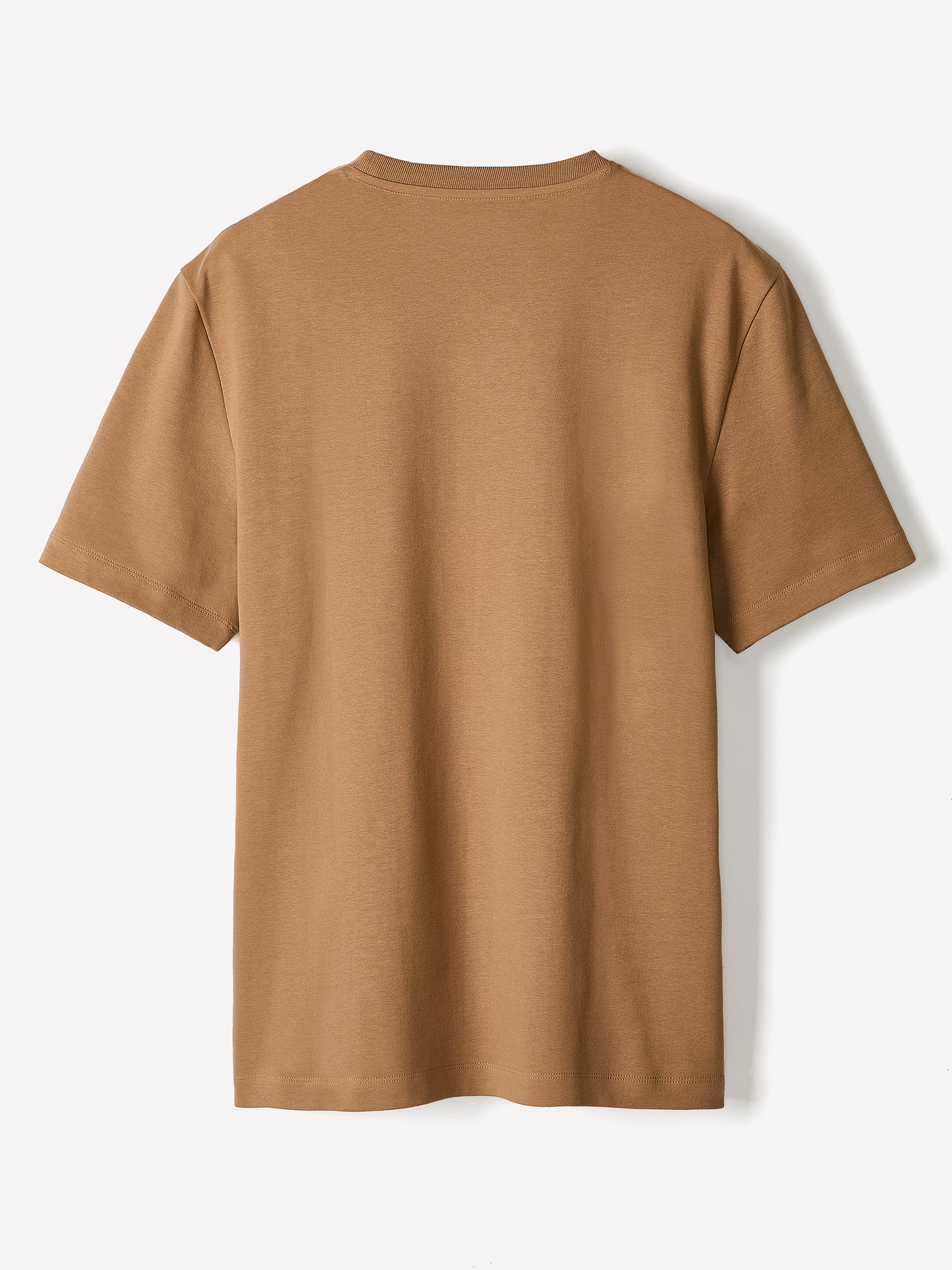 Solid Short-Sleeve Crew-Neck Tee