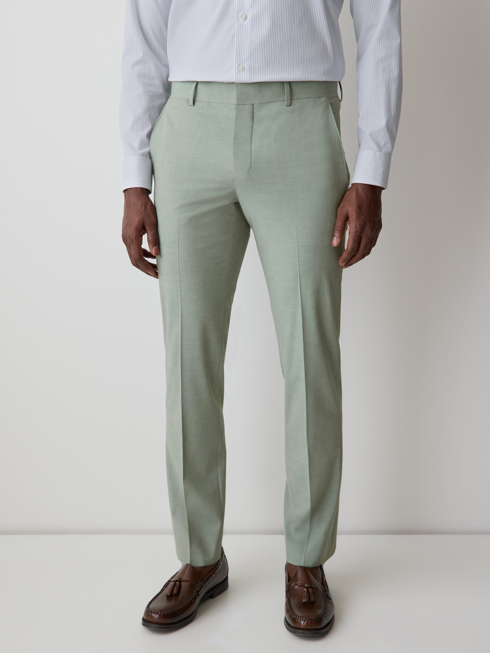 mens mint green dress pants Italian Linen Mint Green Pants