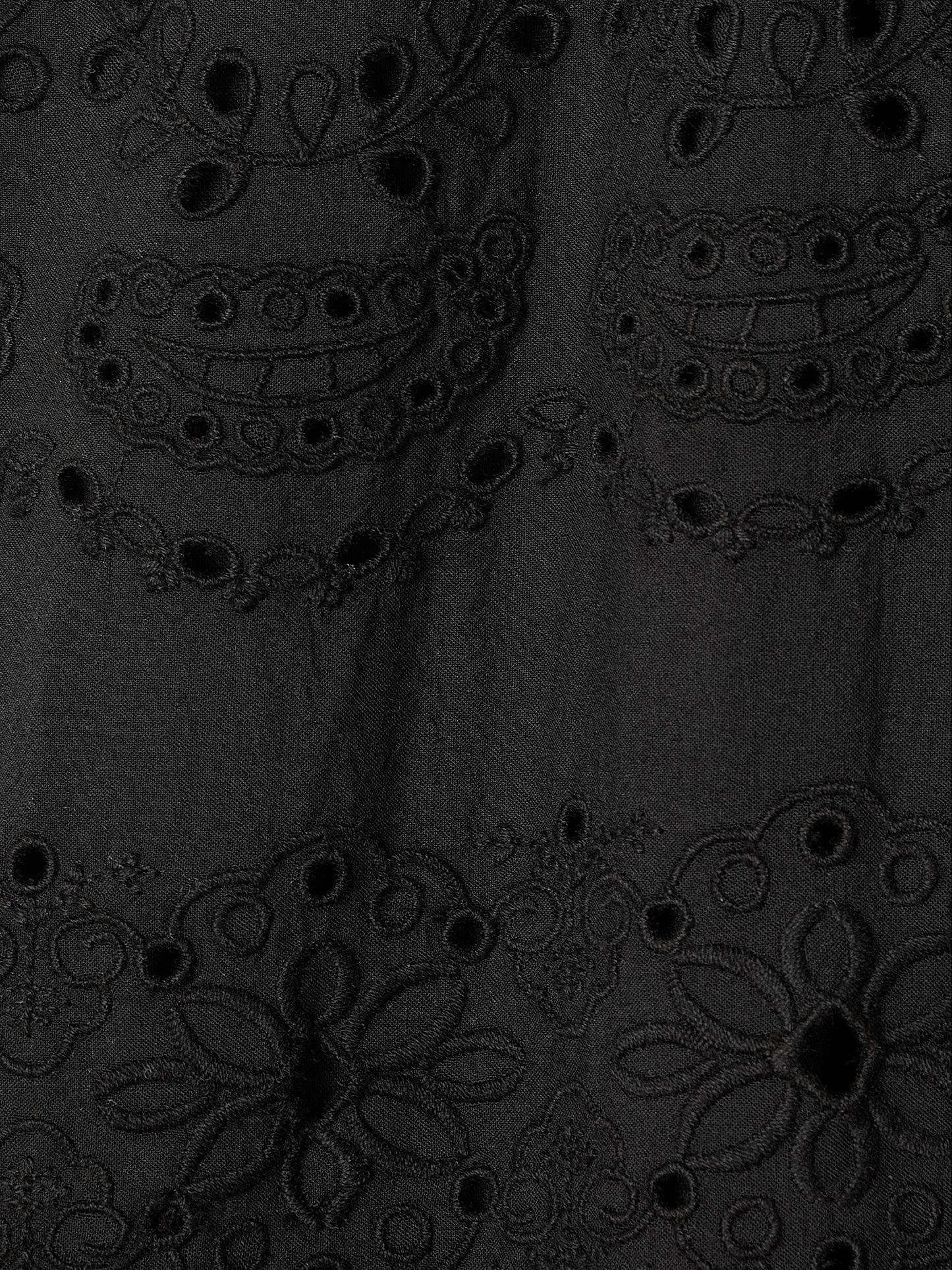 Cotton Eyelet Halter Maxi Dress