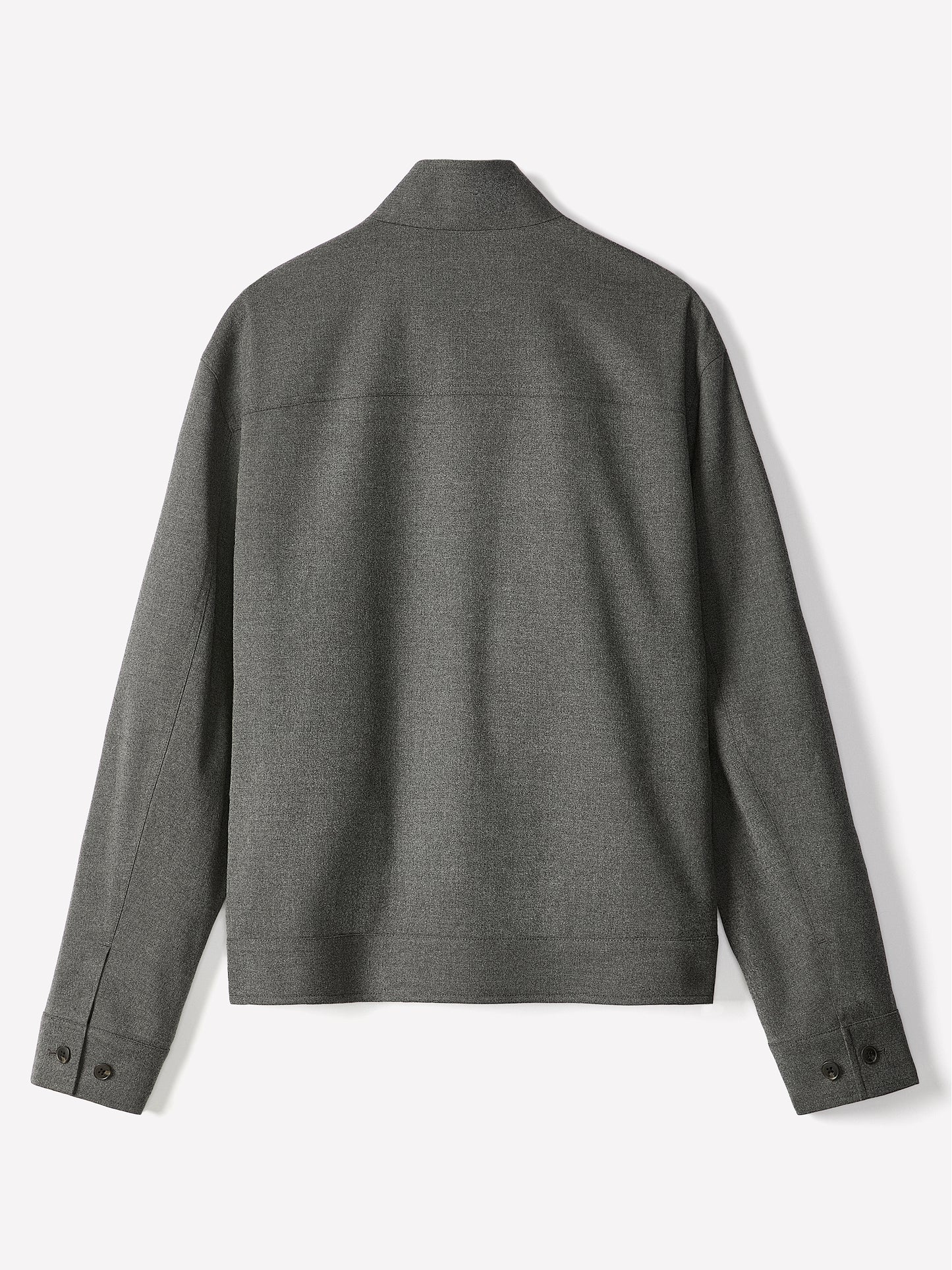 Woven Outerwear Jacket, Brushed Fabric, Men's