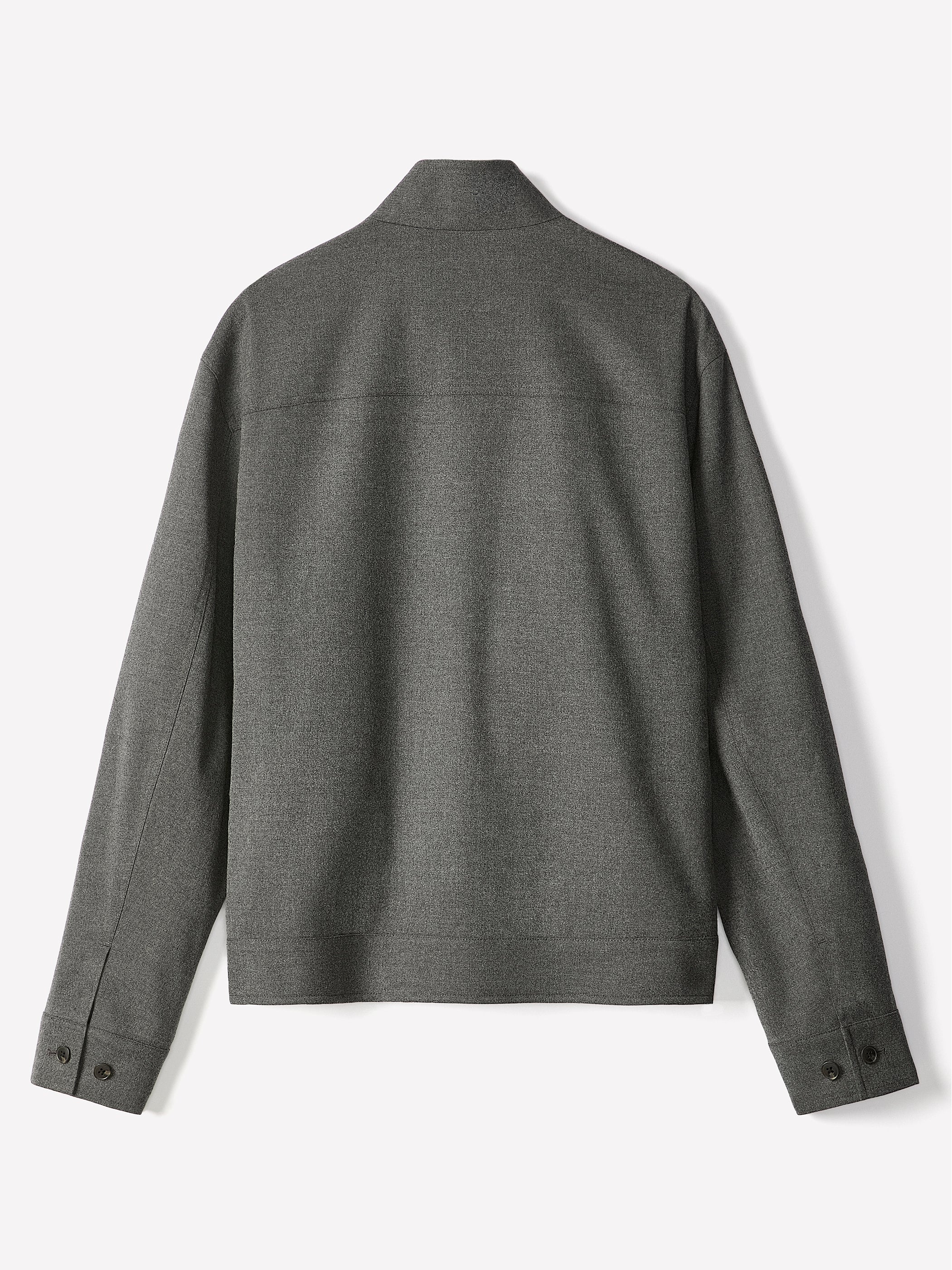 Woven Outerwear Jacket, Brushed Fabric, Men's
