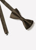 Woven Silk Wide Houndstooth Bow Tie