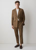 Tapered Wool Blend Mens Woven Pant
