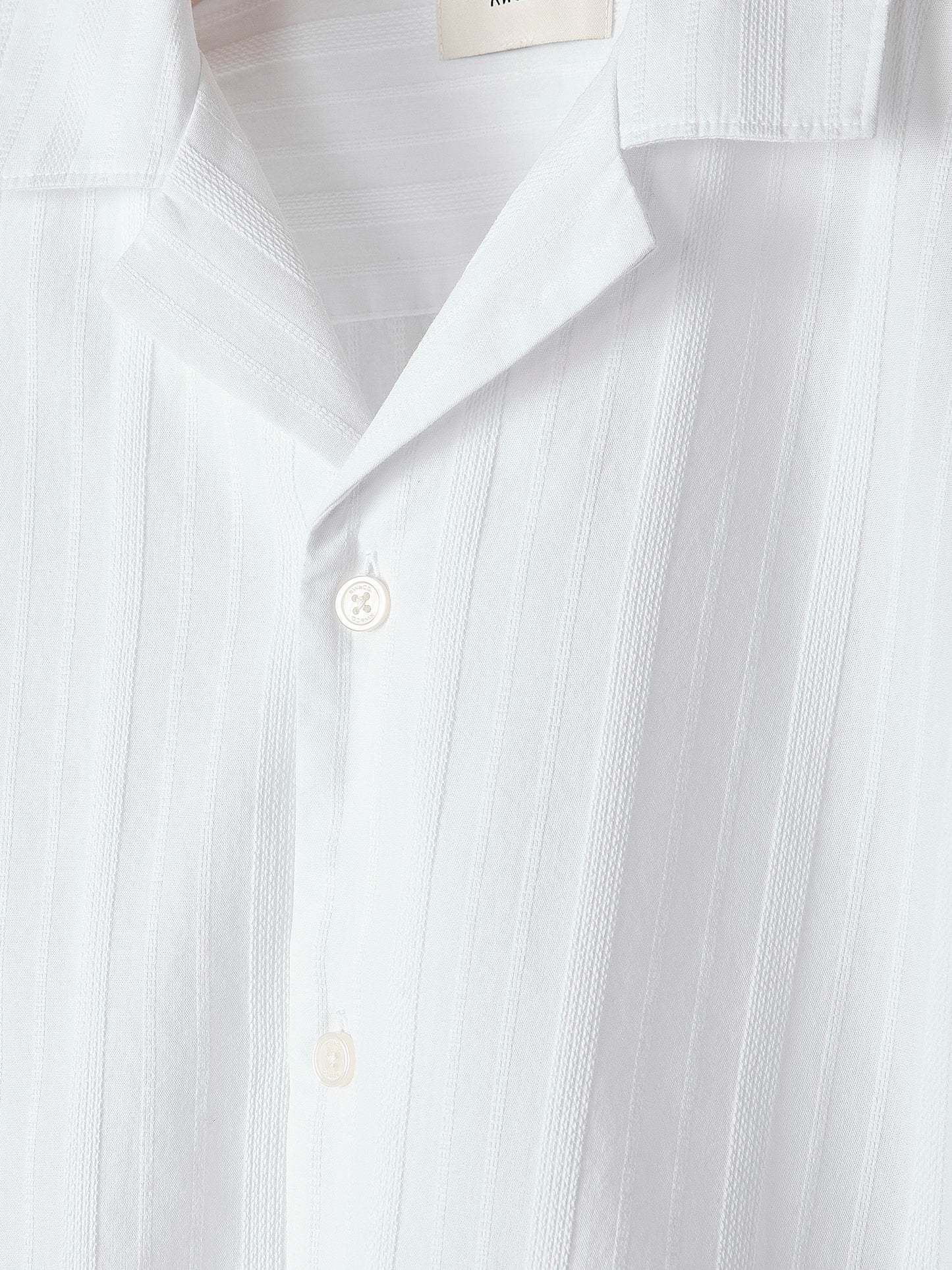 Short-Sleeve Shirt with Camp Collar