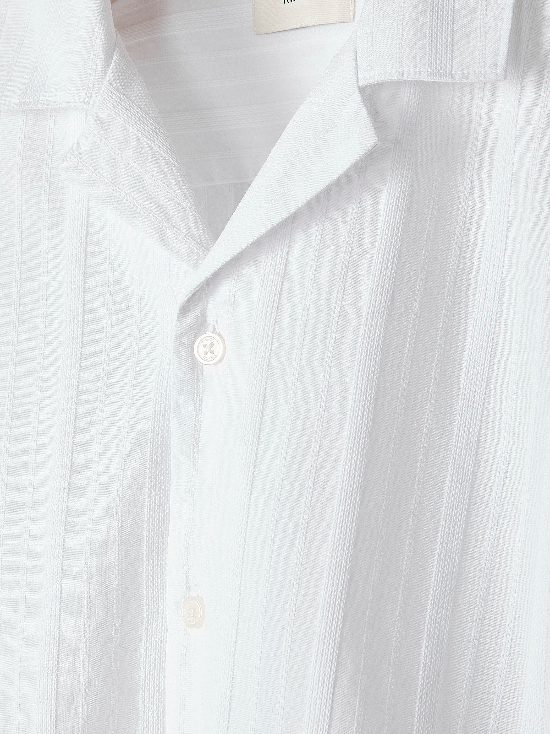 Short-Sleeve Shirt with Camp Collar