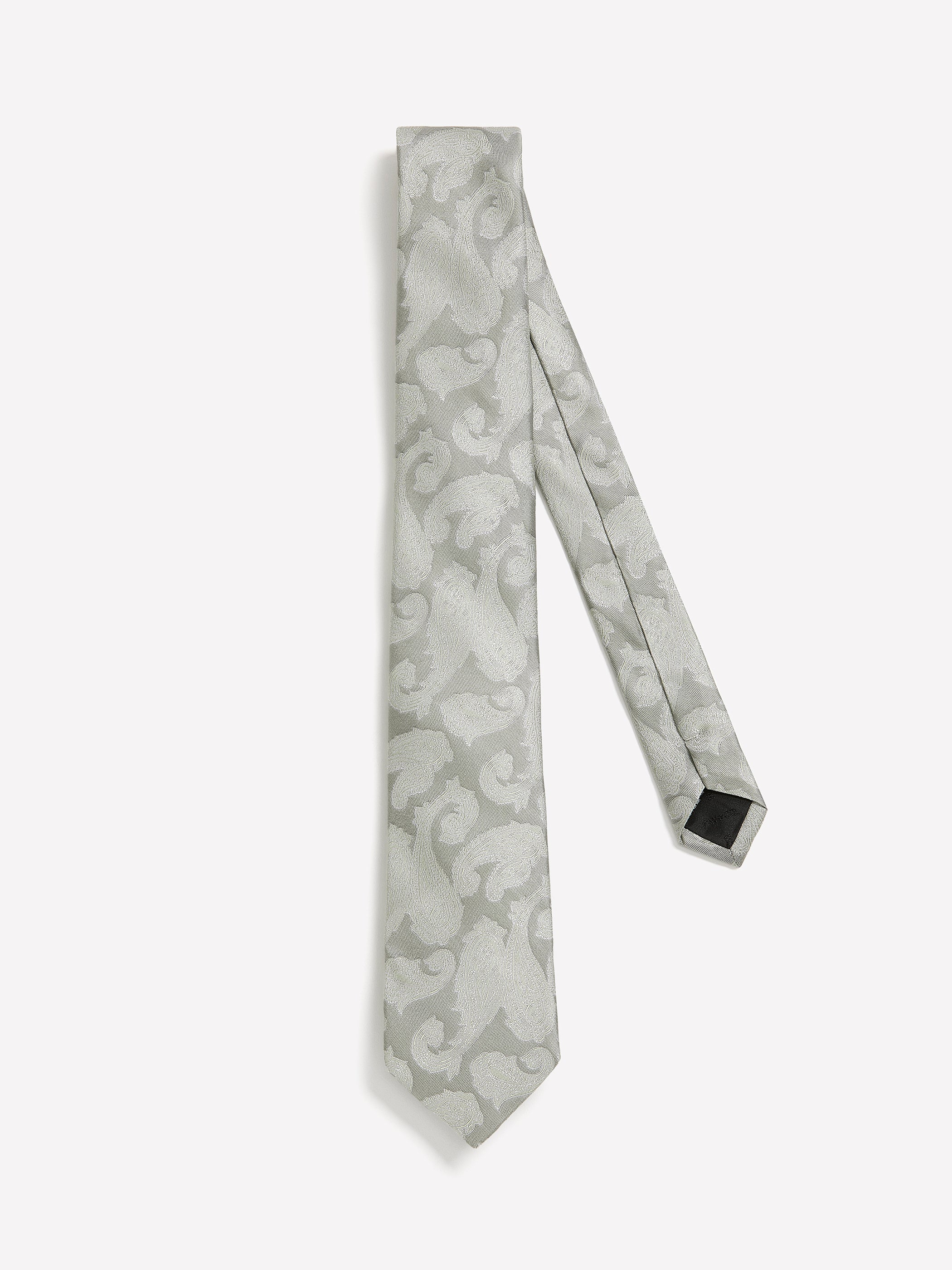 Skinny Tie with Paisley Pattern