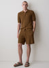 Short-Sleeve Shirt Sweater