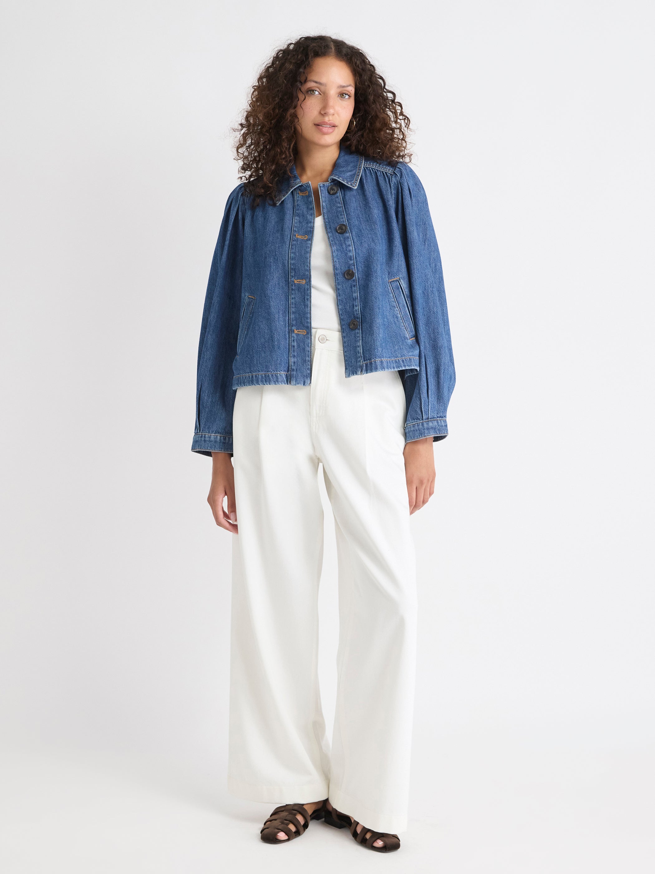 Veste Courte en Denim