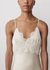 Woven Satin Lace Cami Dress