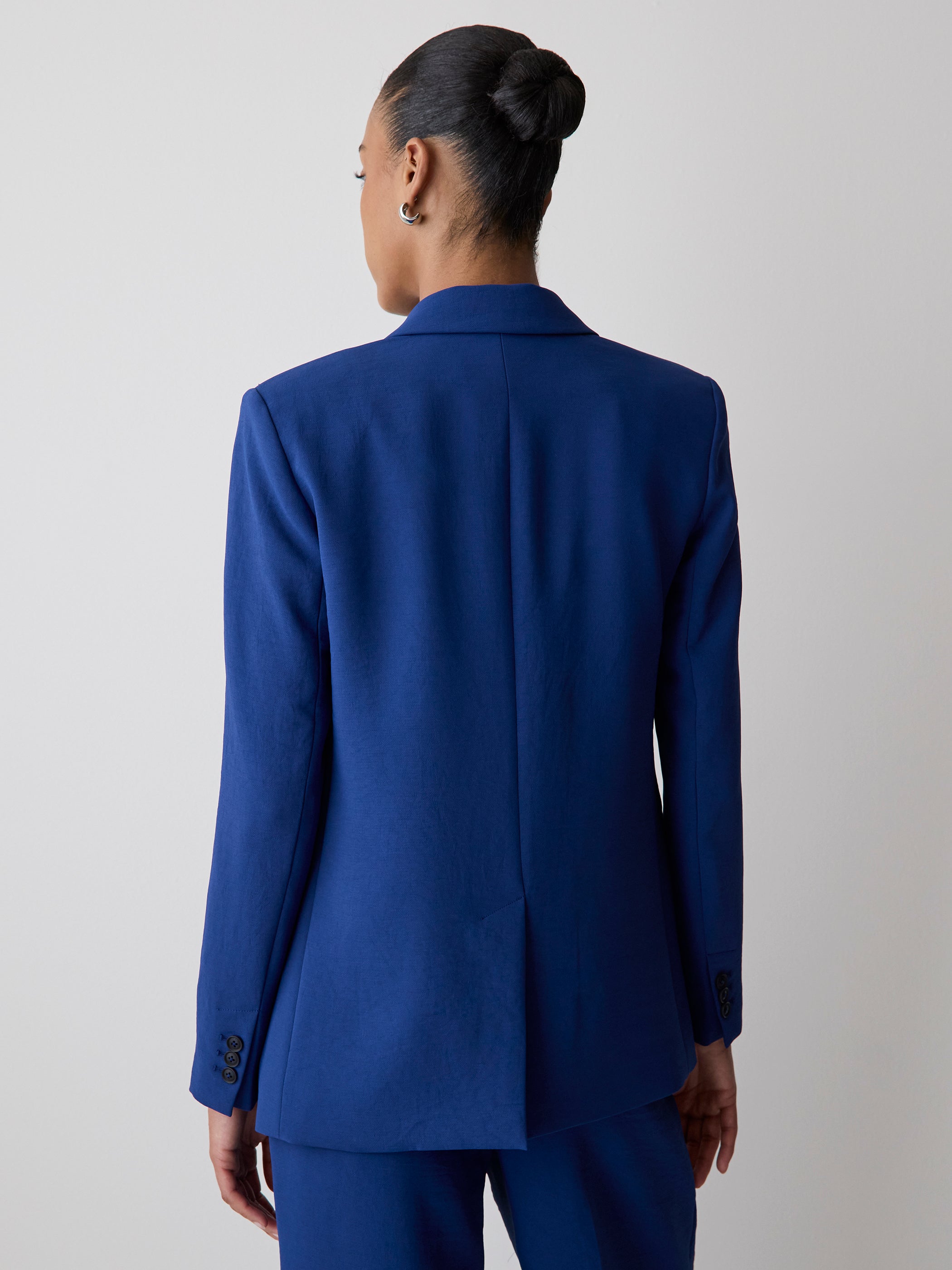 Woven Classic Relax Blazer with Flap Pockets