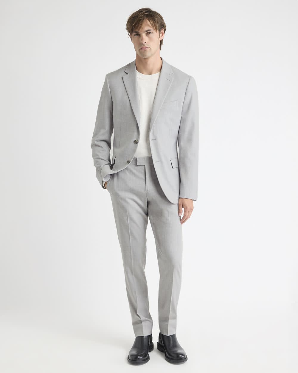 Essential Light Grey Suit Pant | RW&CO. Essential Light Grey Suit Pant | RW&CO.