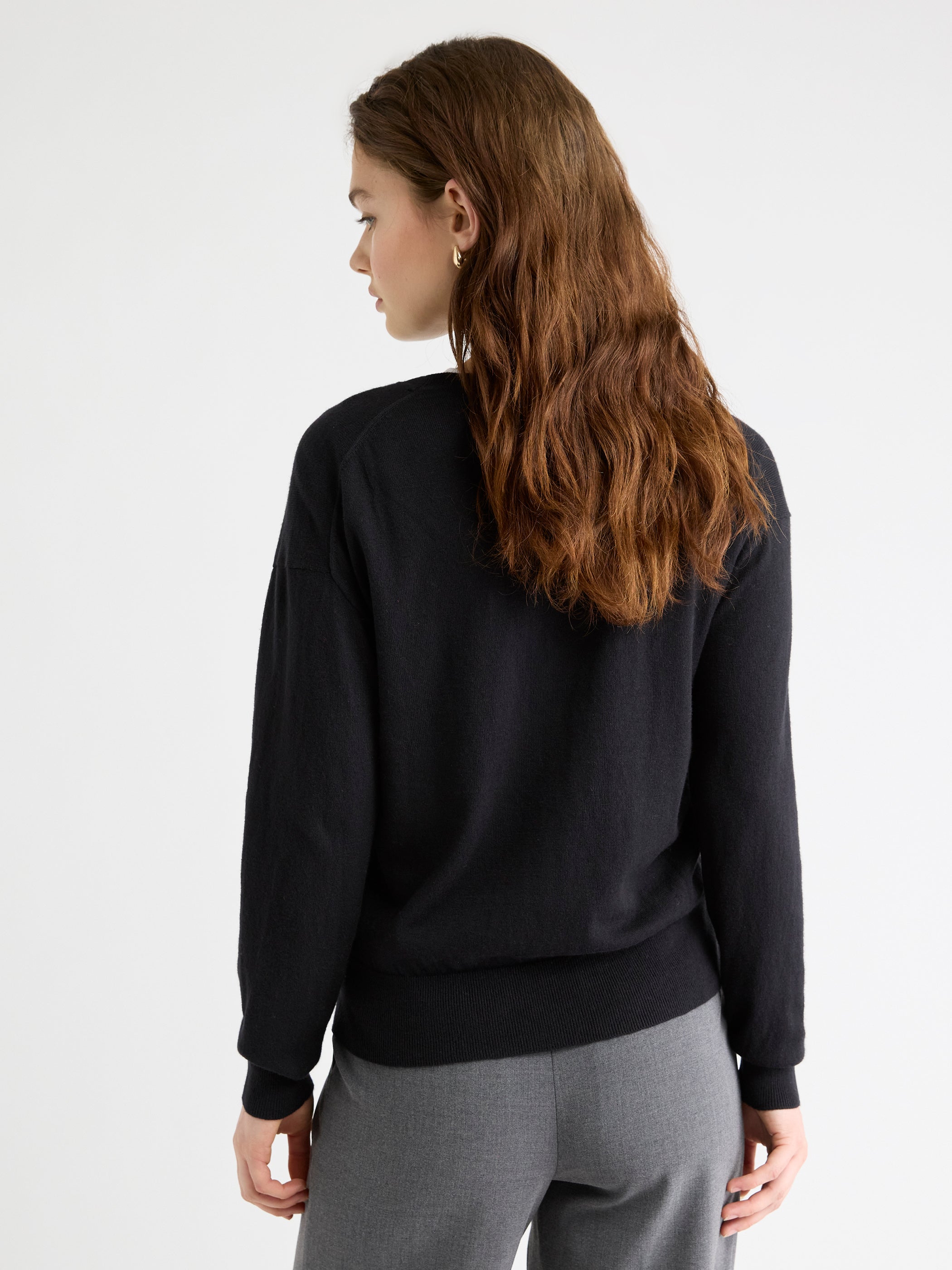 Long-Sleeve Crew-Neck Sweater