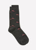 Men's Knit Sport Socks, Cotton Blend