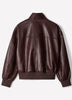 Woven PU Coated Jacket with Funnel Neck