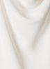 Woven Blouse Luxe Crepe Cowl Neck
