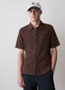 Men's Knit Short Sleeve Shirt Cotton Blend