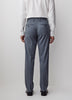 Tailored Brushed Med Blue Woven Pant