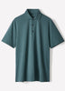 Men's Knit Tailored Collar Polo Shirt Supima Cotton