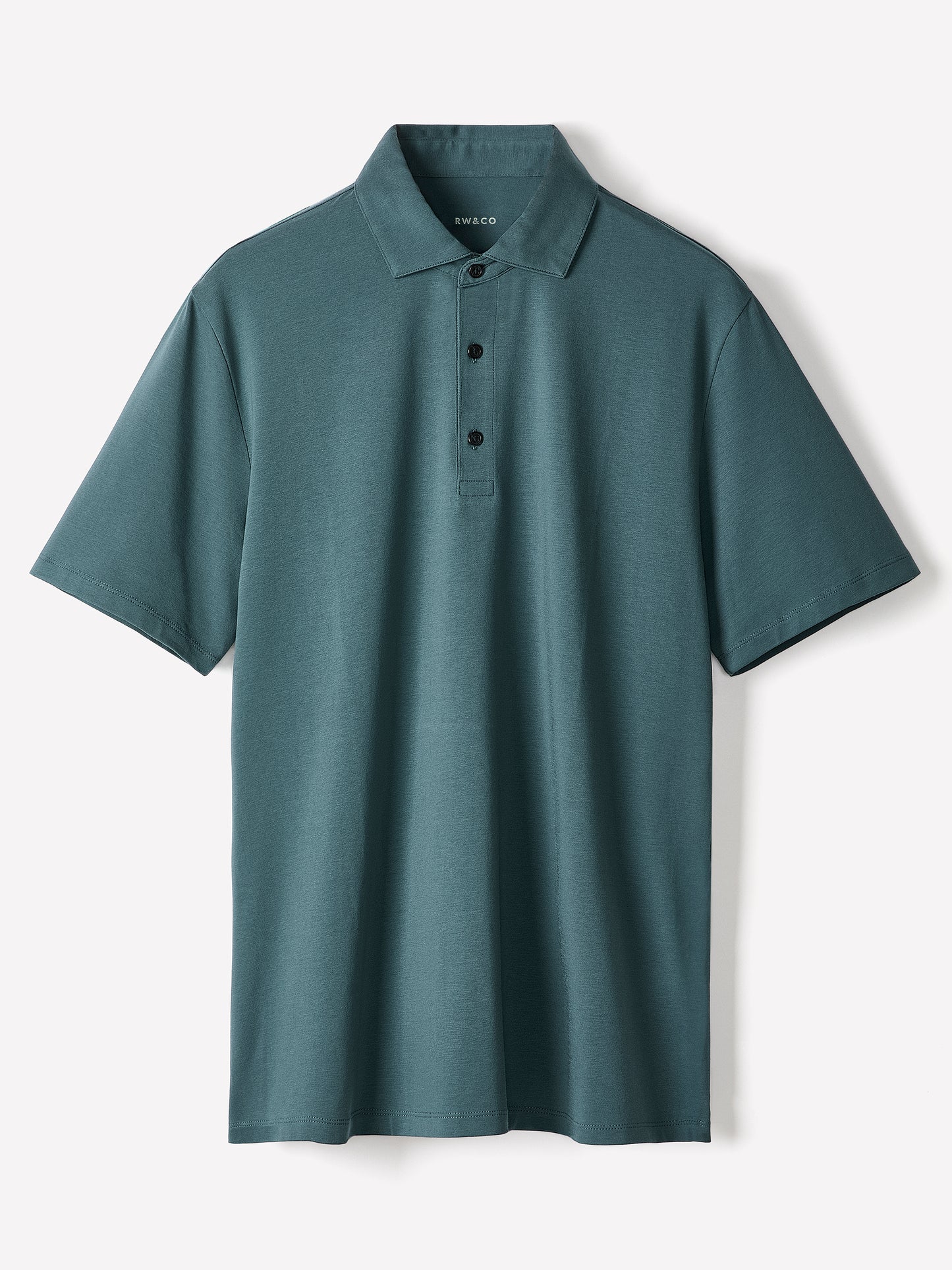 Men's Knit Tailored Collar Polo Shirt Supima Cotton