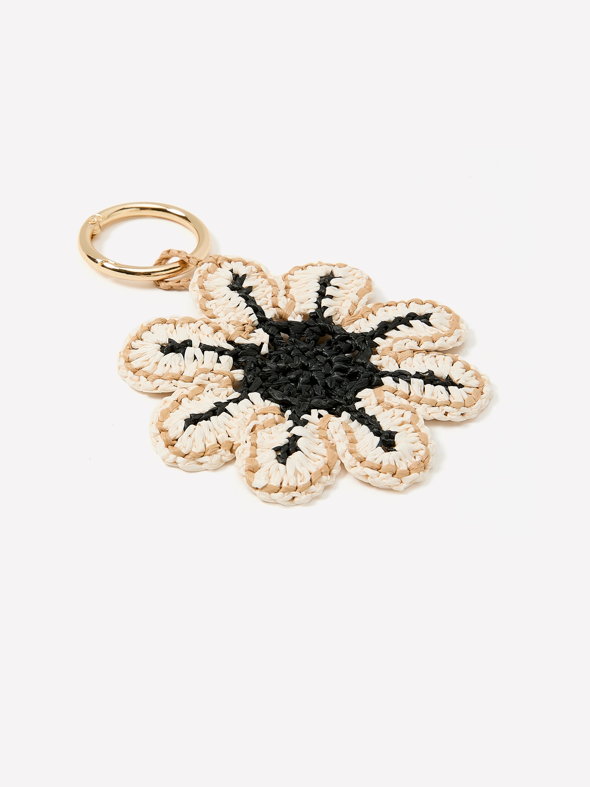 Paper Keychain Raffia Bag Charm