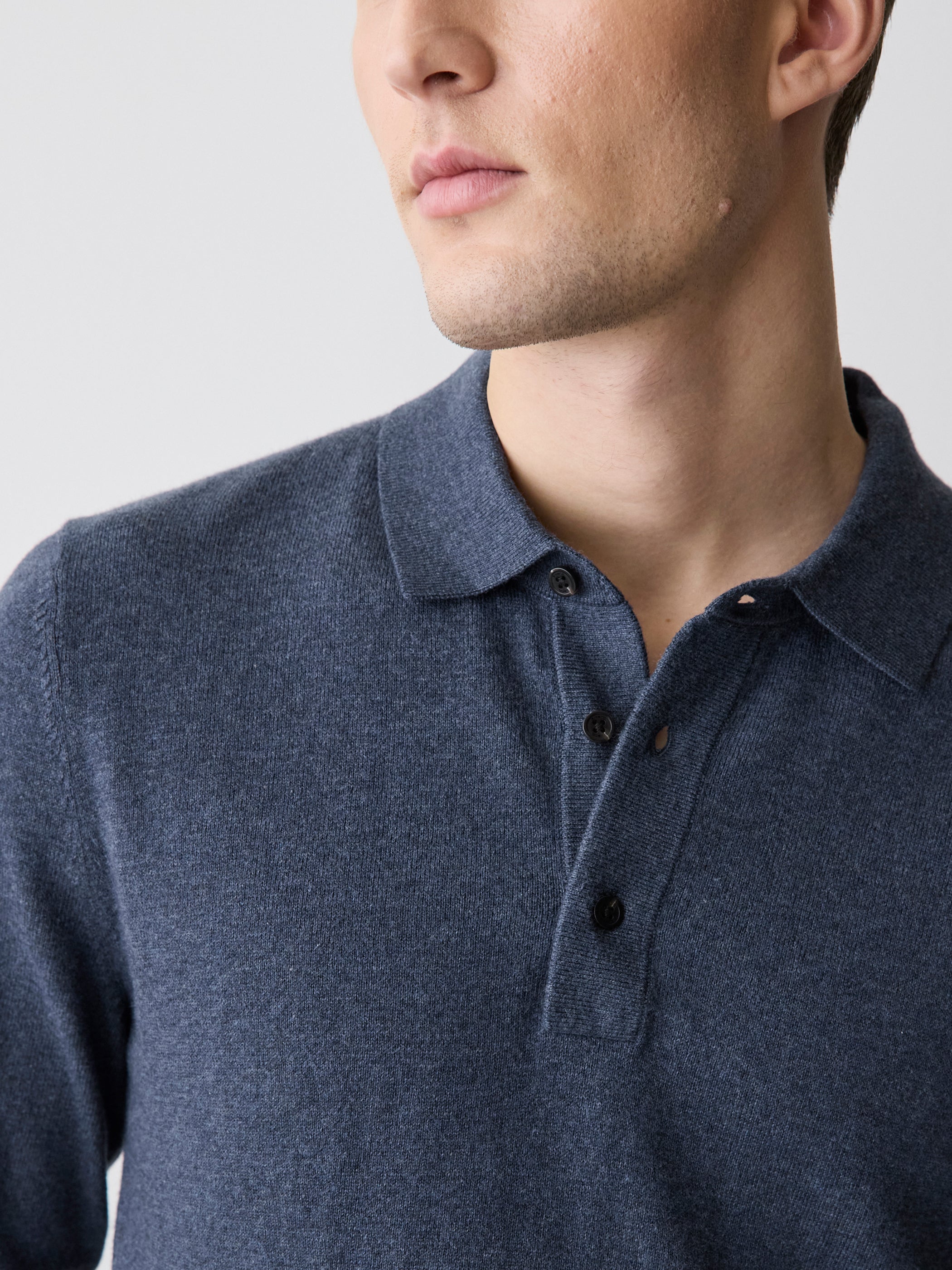 Pull Polo à Manches Longues