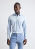 Slim Fit Denim-Like Dress Shirt