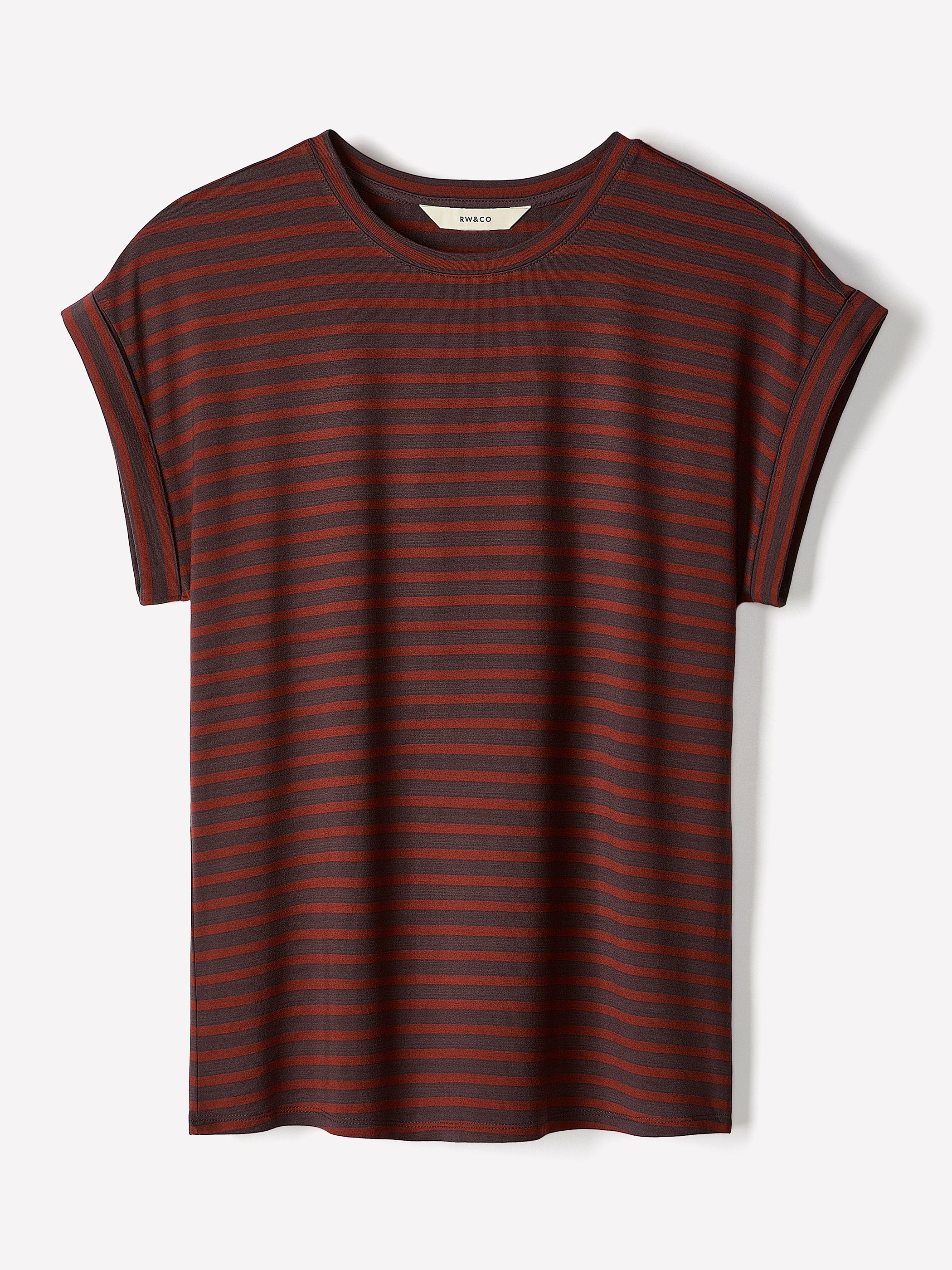 Extended-Sleeve Crew-Neck Tee