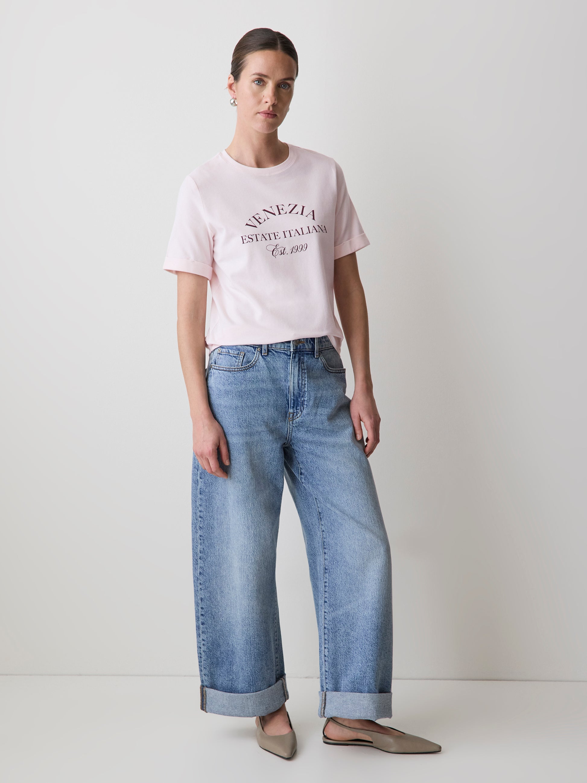 Organic Cotton Short-Sleeve Crew-Neck Tee