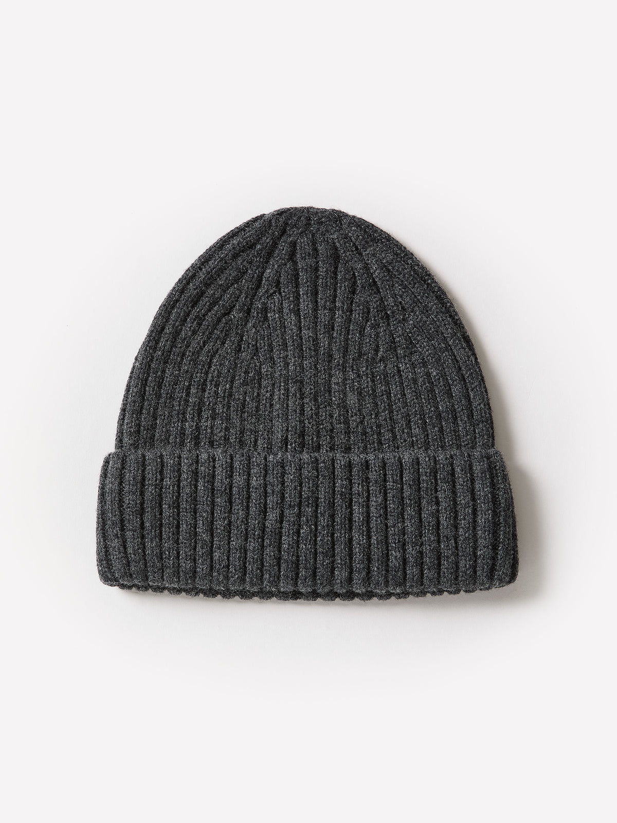Wool Blend 2x2 Rib Beanie