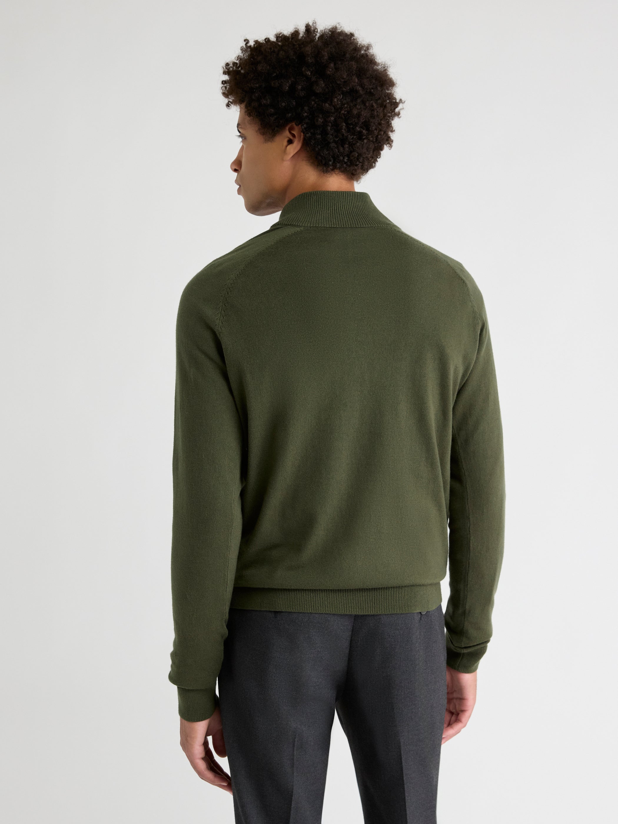 Long-Sleeve Half-Zip Mock-Neck Sweater | RW&CO.