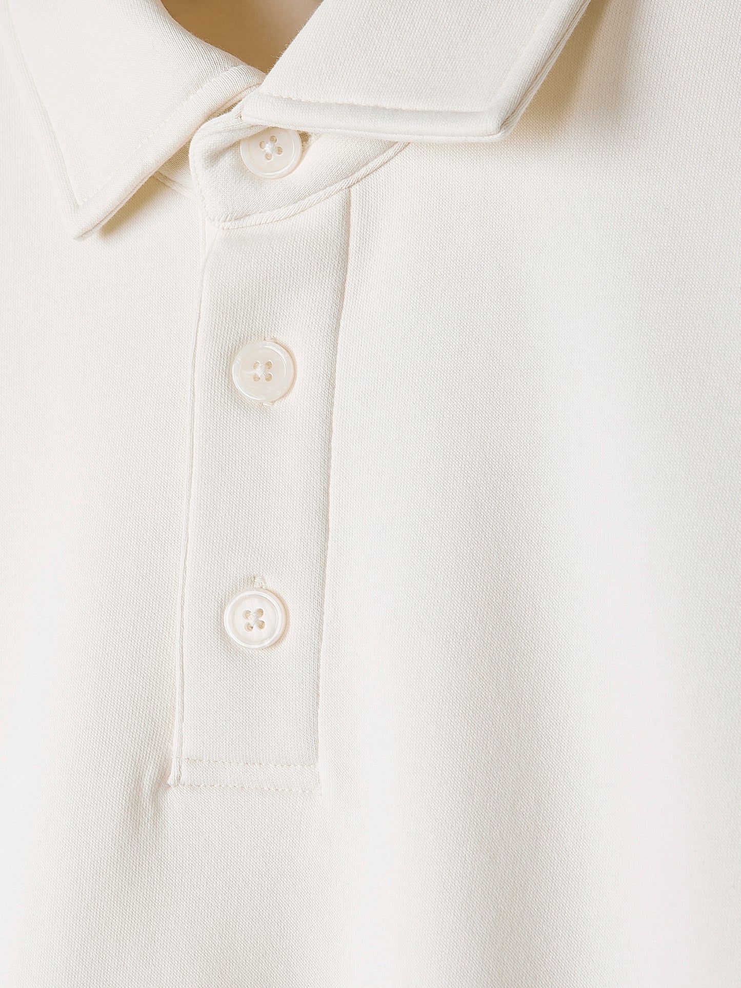 Polo en Molleton à Manches Longues