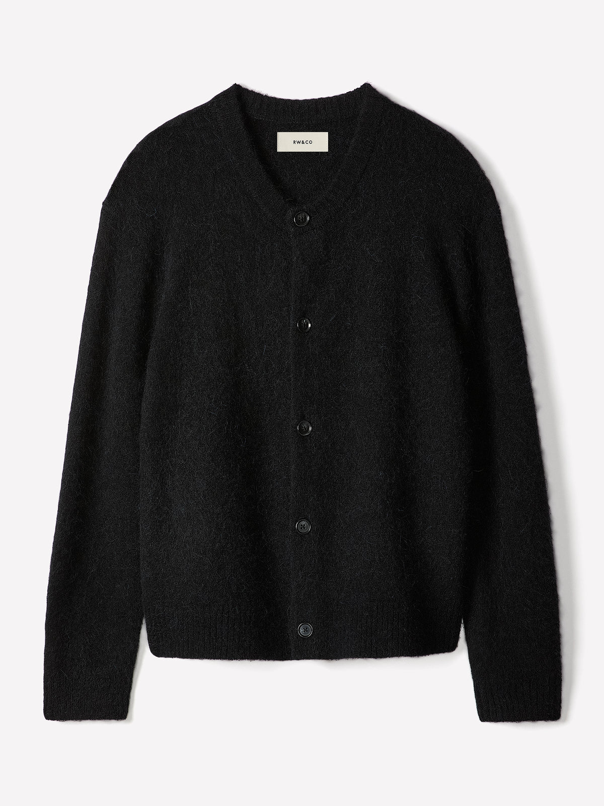 Crew Neck Cardigan Alpaca Blend