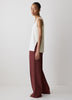 Linen-Blend U-Neck Loose Tank