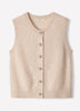 Knit Sweater Vest 100% Merino Wool