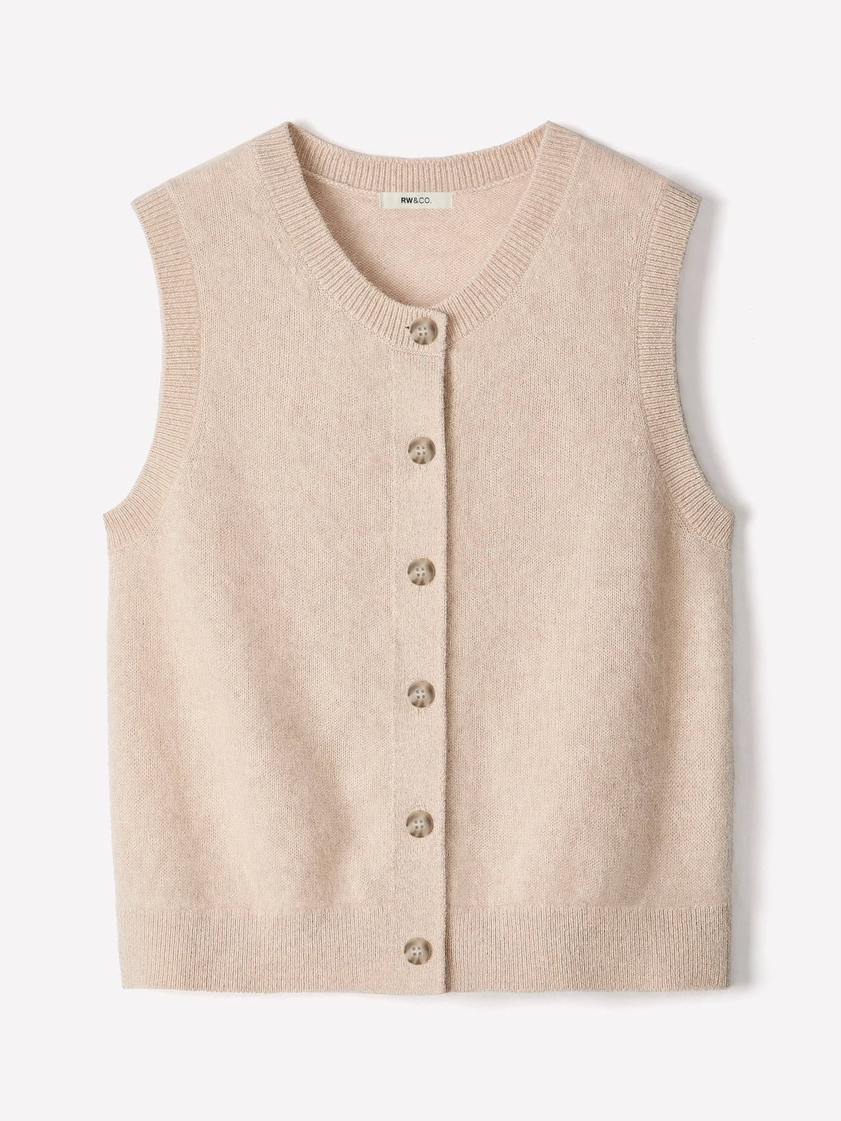 Knit Sweater Vest 100% Merino Wool