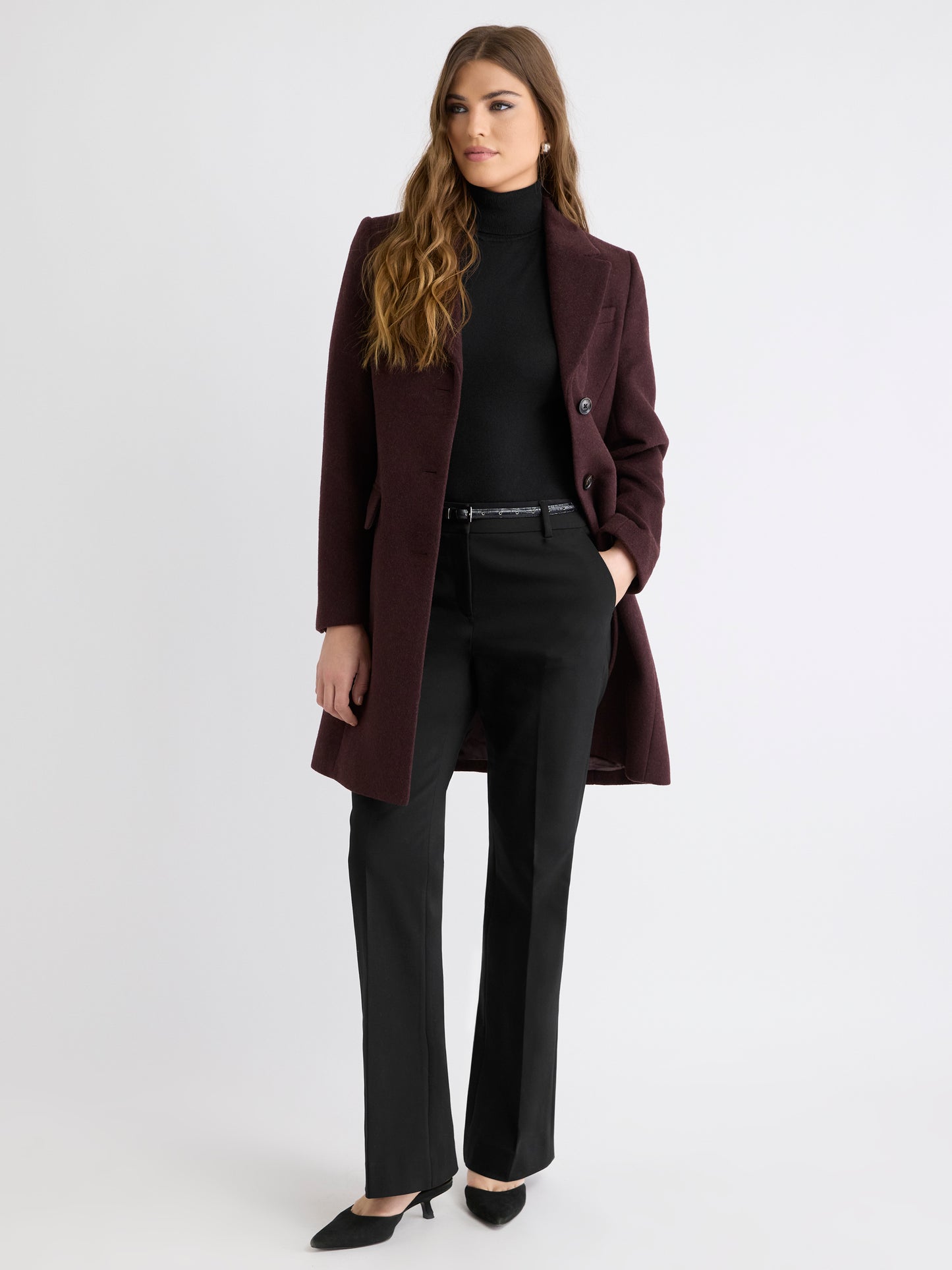 Pull Sans Manches à Col Roulé