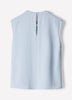 Woven Blouse Luxe Crepe Cowl Neck
