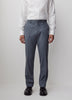 Tailored Brushed Med Blue Woven Pant