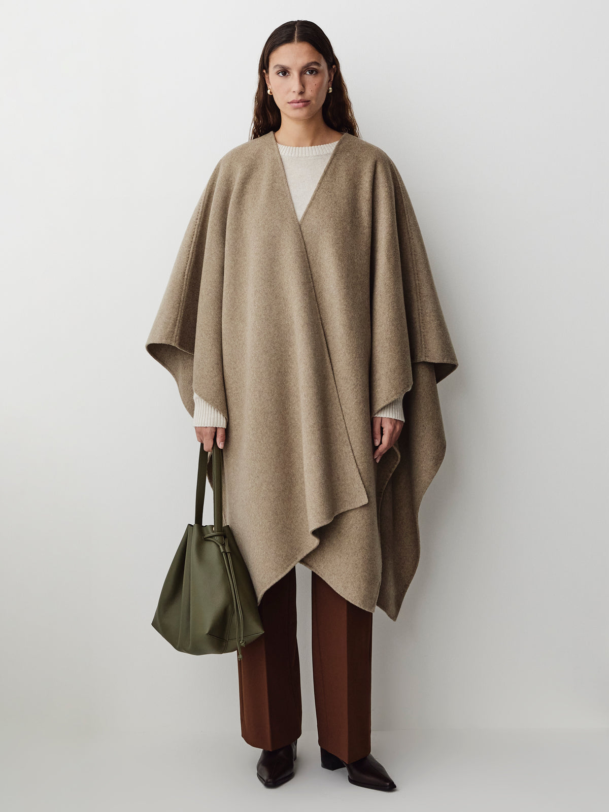 Wool-Blend Blanket Scarf