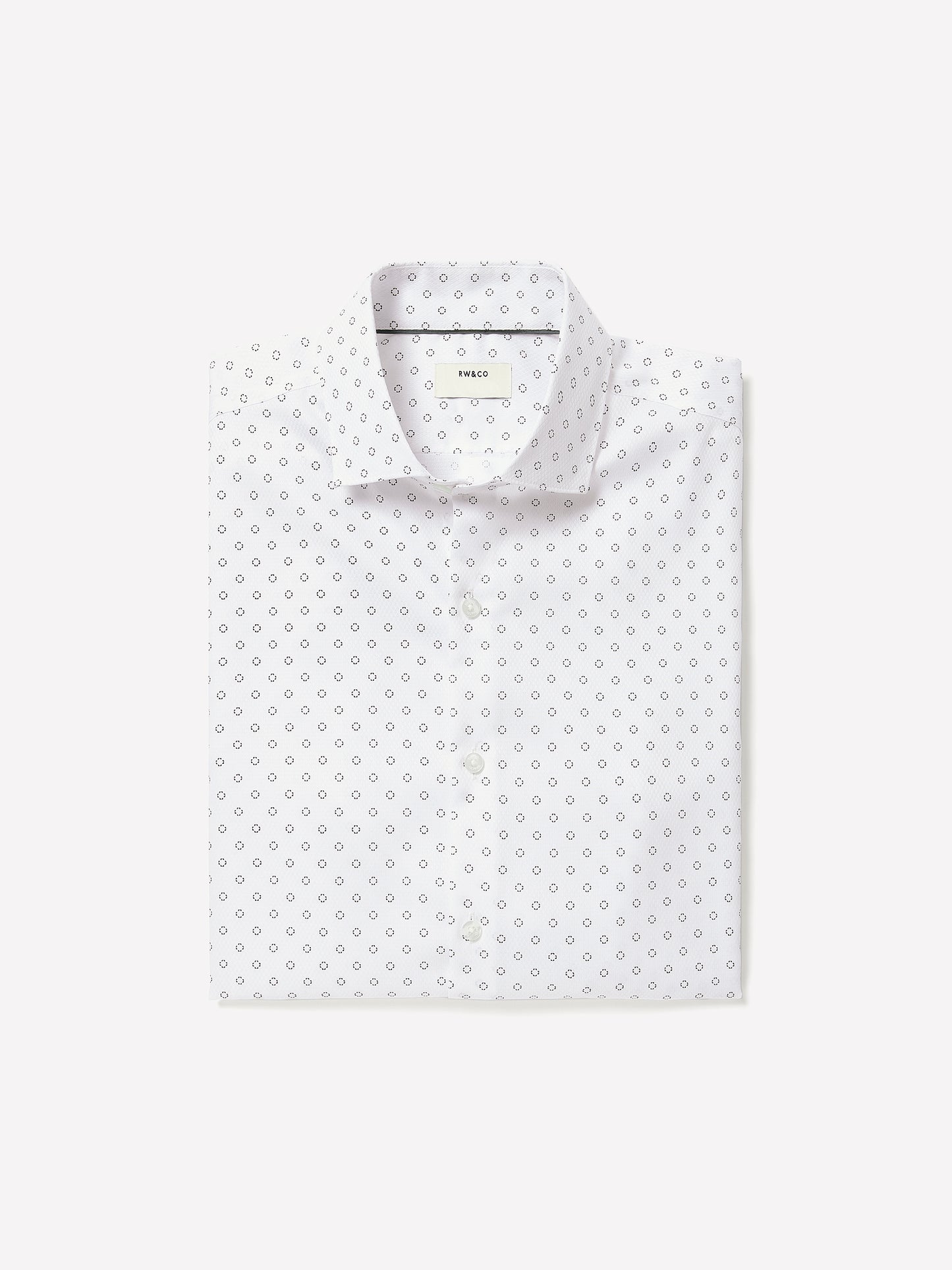 Men's Tailored Collar Woven Cotton Shirt