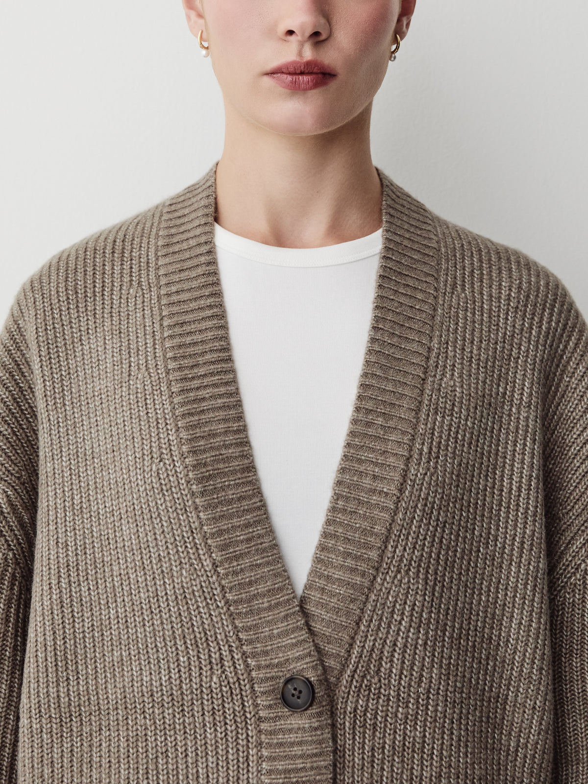 Long Cardigan Wool Blend