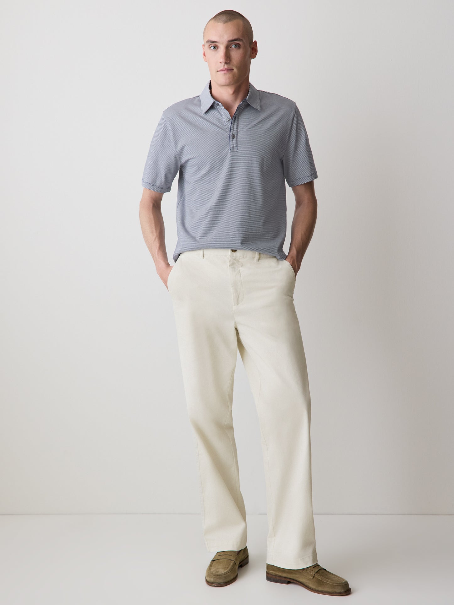 Straight-Leg Relaxed Chino Pant