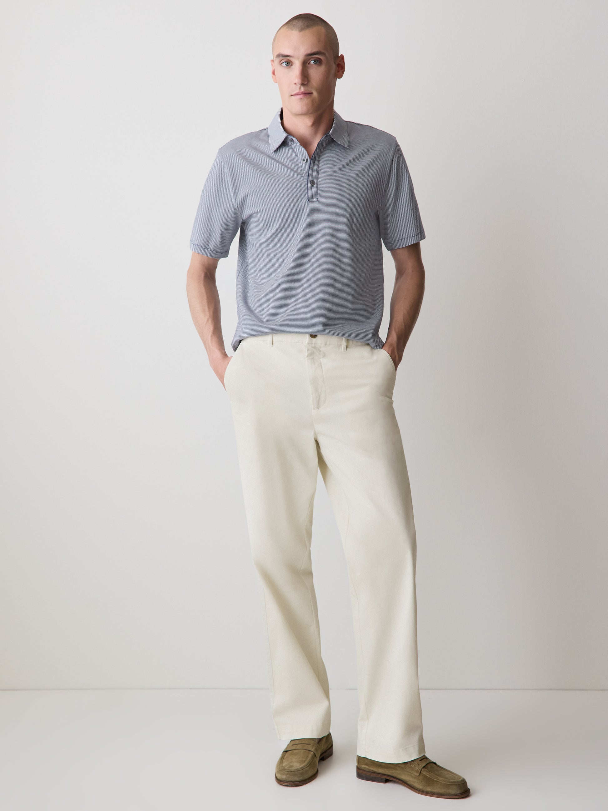 Straight-Leg Relaxed Chino Pant