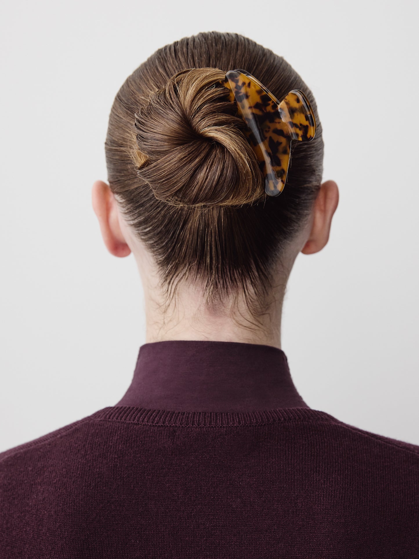 Plastic Hair Clip Medium Tortoise Acrylic Hair Gripper