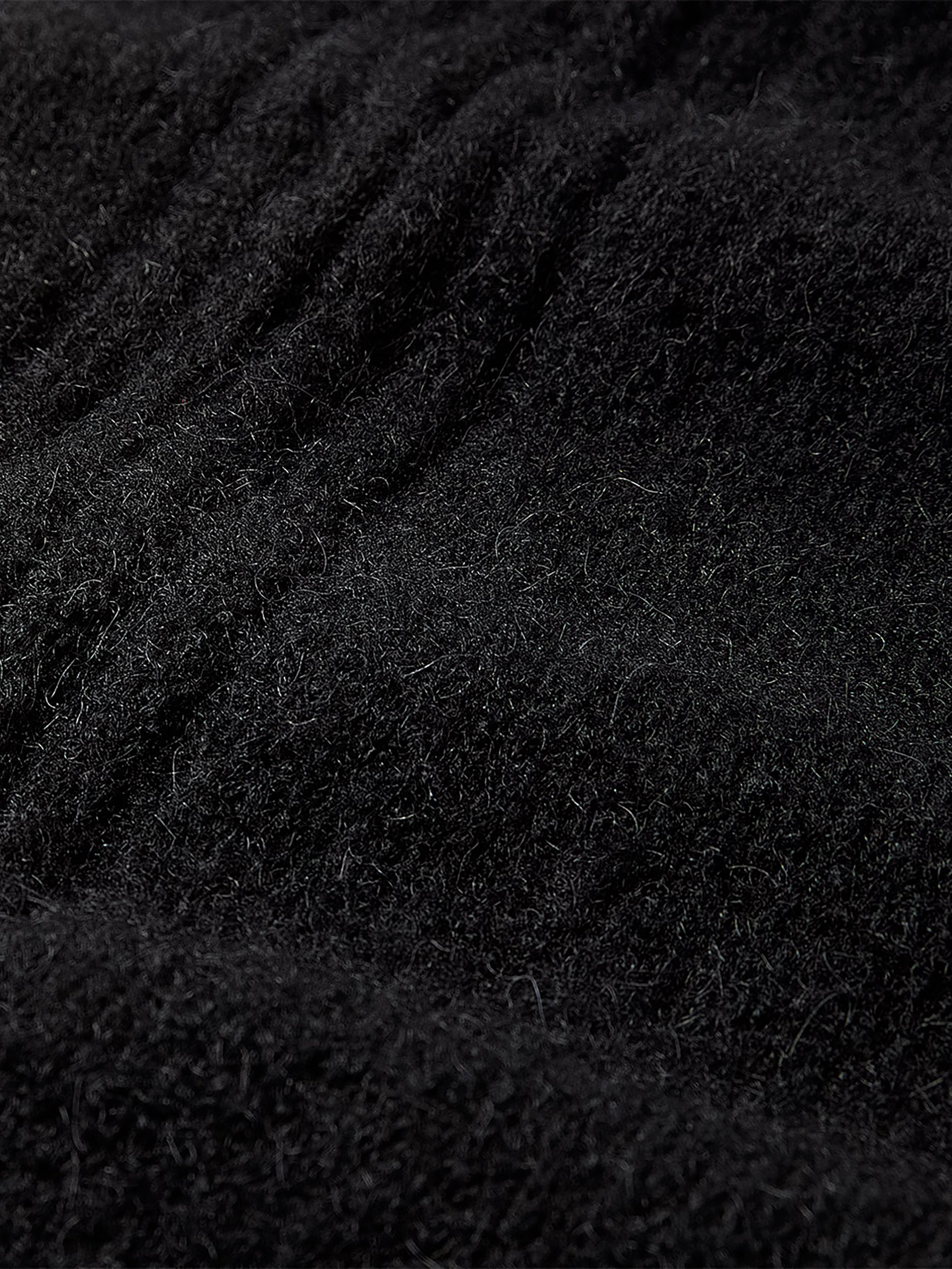 Pull Ample en Laine à Manches Courtes et Col Rond