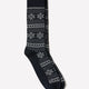 Men’s Cotton Blend Snowflake Socks