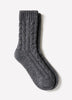 Chunky Cable-Stitch Socks