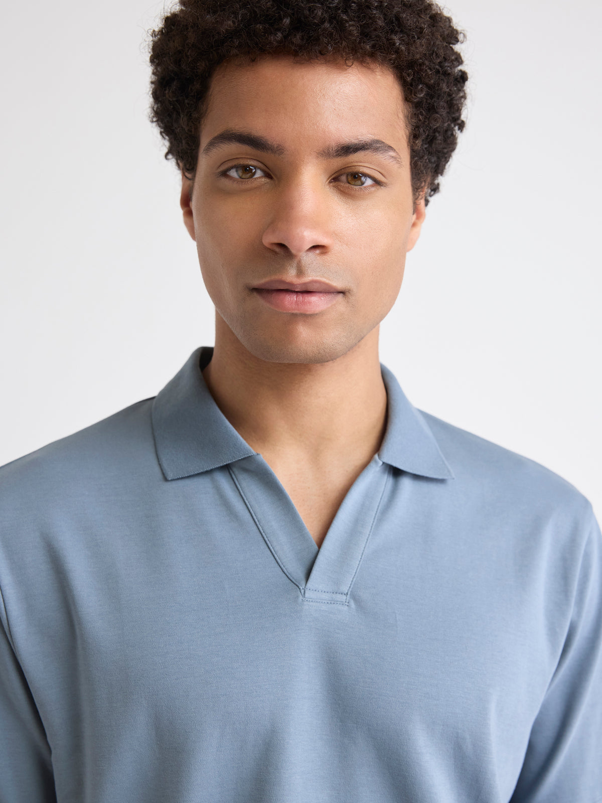 Solid Short-Sleeve Polo
