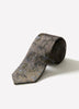 Skinny Tie with Foliage Pattern
