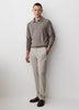 Long-Sleeve Polo Sweater